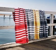 Load image into Gallery viewer, Classic Coastal Beach Towel XL - Desert to Ocean