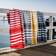 Load image into Gallery viewer, Classic Coastal Beach Towel XL - Desert to Ocean