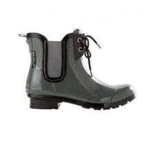 Load image into Gallery viewer, ROMA CHELSEA Lace Up Rain Boot in Kale