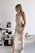 Load image into Gallery viewer, Cord Overalls Cream