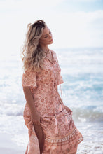 Load image into Gallery viewer, Temple Flutter Sleeve Dress - Adrift