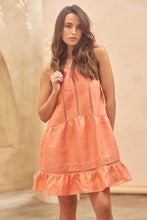 Load image into Gallery viewer, Lux Coral Mini Dress