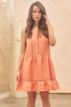 Load image into Gallery viewer, Lux Coral Mini Dress
