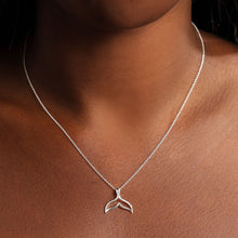 Load image into Gallery viewer, Minke Whale Tail Necklace