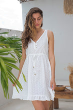Load image into Gallery viewer, Amada Mini Dress White