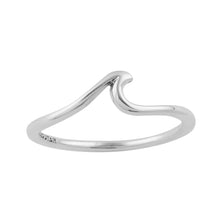 Load image into Gallery viewer, Dainty Ocean Ripple Ring