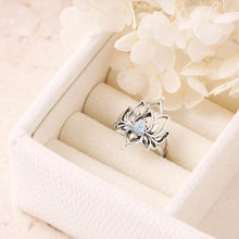 Load image into Gallery viewer, Lotus Romance Moonstone Ring