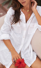 Load image into Gallery viewer, Rosalina Cotton Shirt White