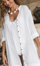 Load image into Gallery viewer, Soleil Cotton Shirt White