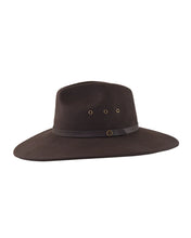 Load image into Gallery viewer, Wide Brim Ratatat 100% Wool Felt Hat Chocolate
