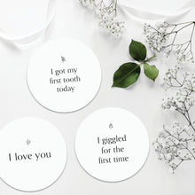 Load image into Gallery viewer, Bebe` Baby Milestone Cards
