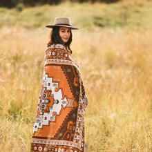 Load image into Gallery viewer, 'Norwegian Wood' Woven Picnic Rug/Throw