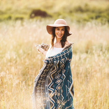 Load image into Gallery viewer, 'Let It Be' Woven Picnic Rug/Throw