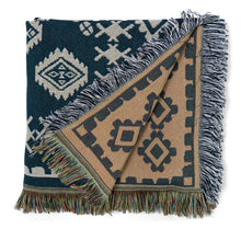 Load image into Gallery viewer, 'Blue Moon' Woven Picnic Rug/Throw