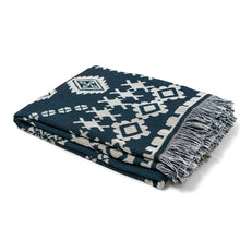 Load image into Gallery viewer, 'Blue Moon' Woven Picnic Rug/Throw
