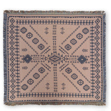 Load image into Gallery viewer, 'Blue Moon' Woven Picnic Rug/Throw