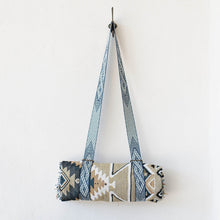 Load image into Gallery viewer, Cotton Carry Strap Blanket, Rug, Towel, Yoga Mat