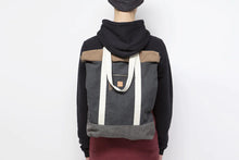Load image into Gallery viewer, Hendrik Tote/ Backpack Black