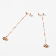 Load image into Gallery viewer, Lotus Dangle Earrings