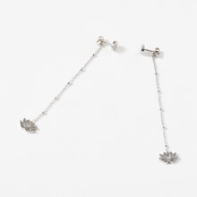 Load image into Gallery viewer, Lotus Dangle Earrings