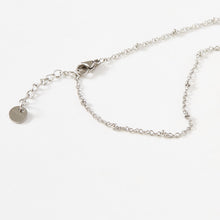 Load image into Gallery viewer, Tabono & Lotus Charm Ball Chain Necklace