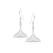 S&S Sterling Silver Whale Tail Earrings - Desert to Ocean