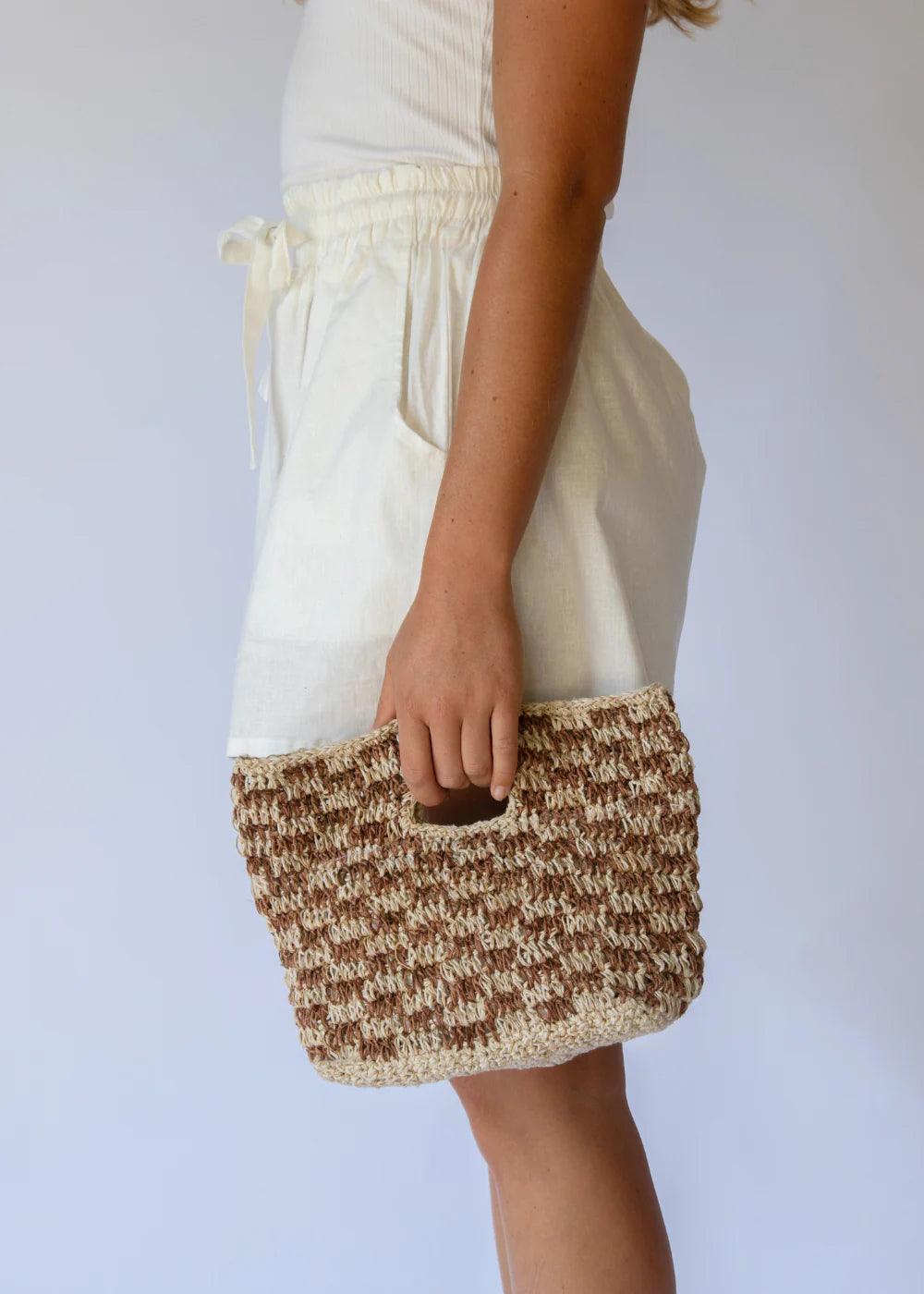 Mini Elle Clutch Bag Tully Check