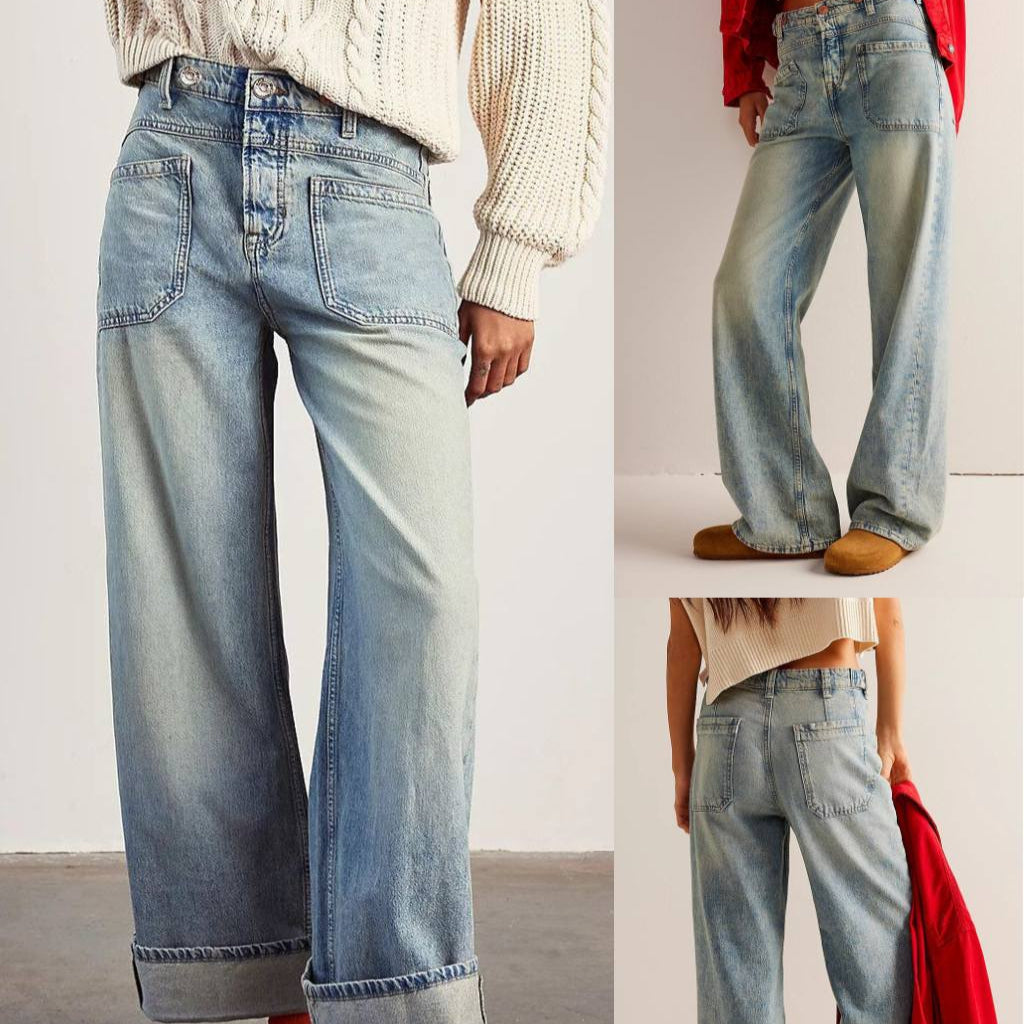 Rollin Vintage Wide Leg Jeans