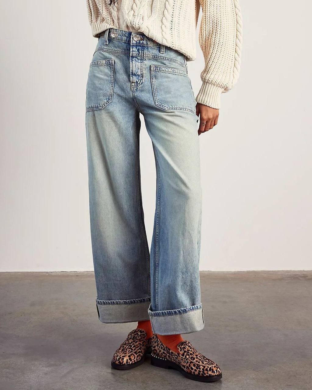 Rollin Vintage Wide Leg Jeans