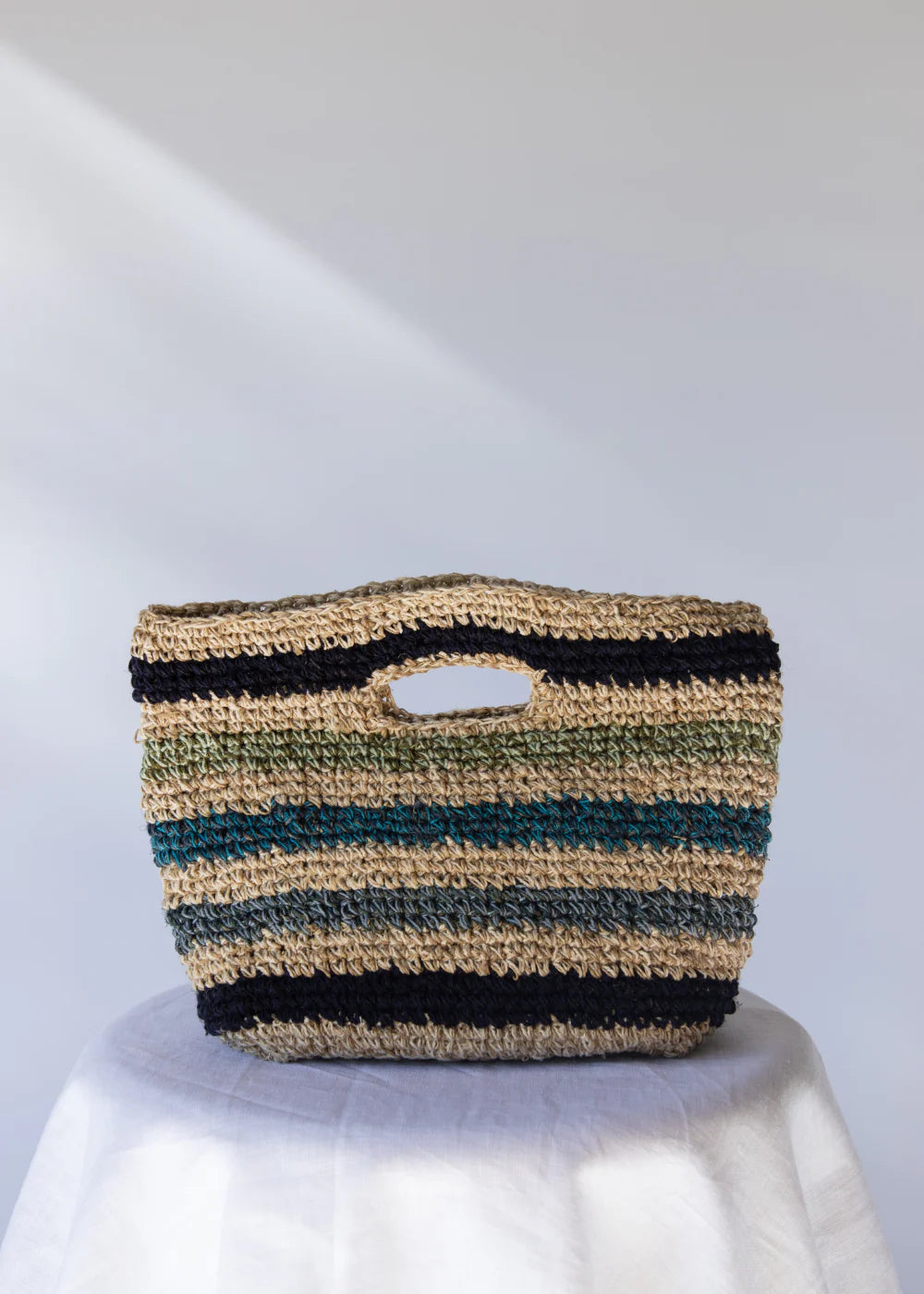 Mini Elle Clutch Bag Tide Stripe
