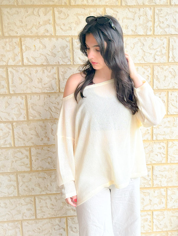 Shoreline Slouch Knit Natural