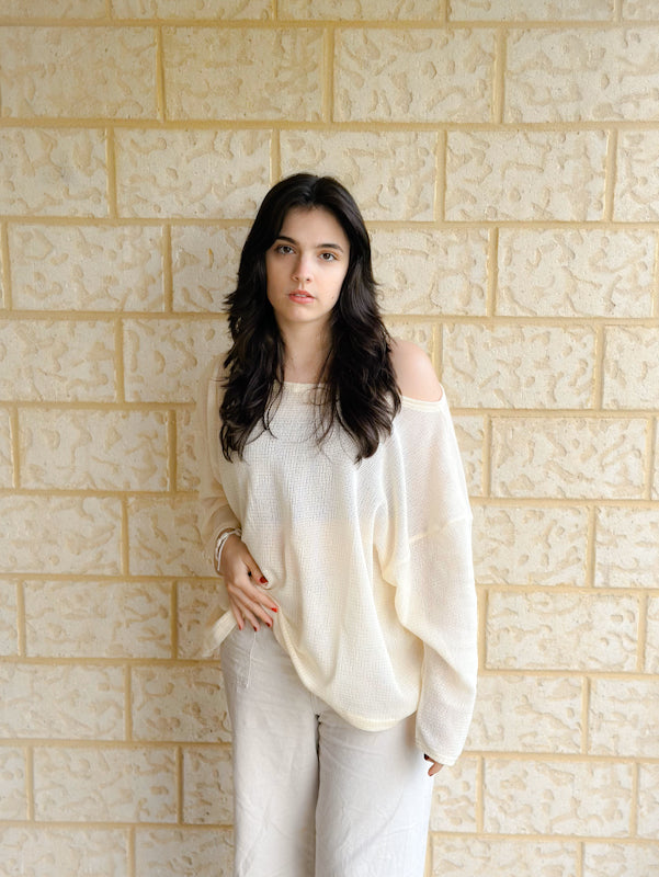 Shoreline Slouch Knit Natural