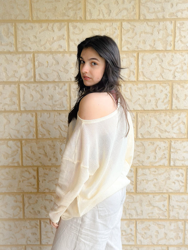 Shoreline Slouch Knit Natural