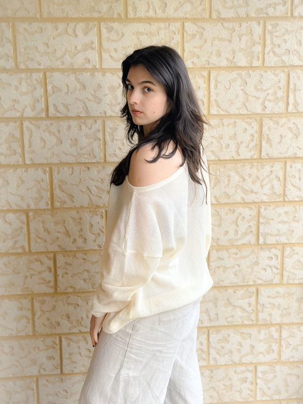 Shoreline Slouch Knit Natural