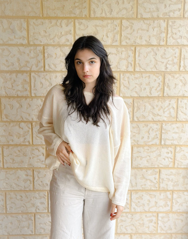 Shoreline Slouch Knit Natural