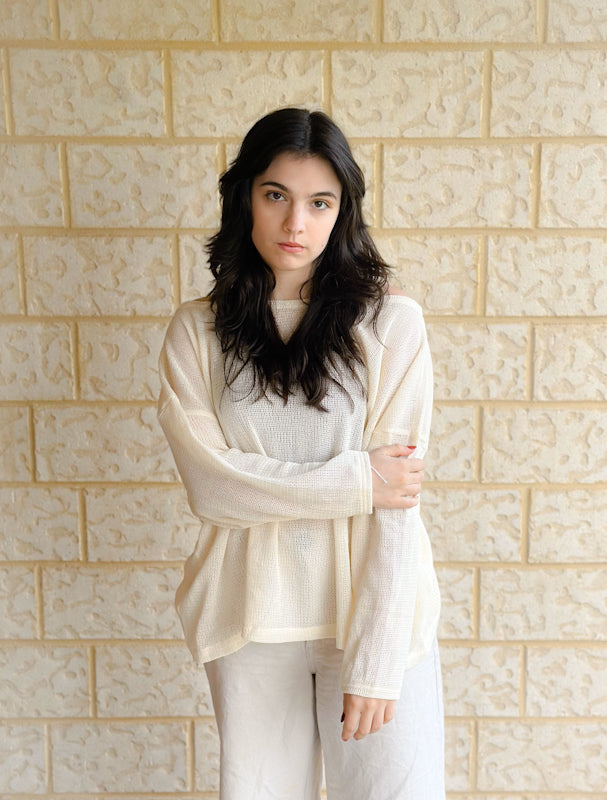 Shoreline Slouch Knit Natural