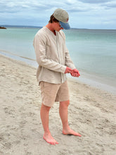 Load image into Gallery viewer, Breakwater Men&#39;s Linen Shirt Natural
