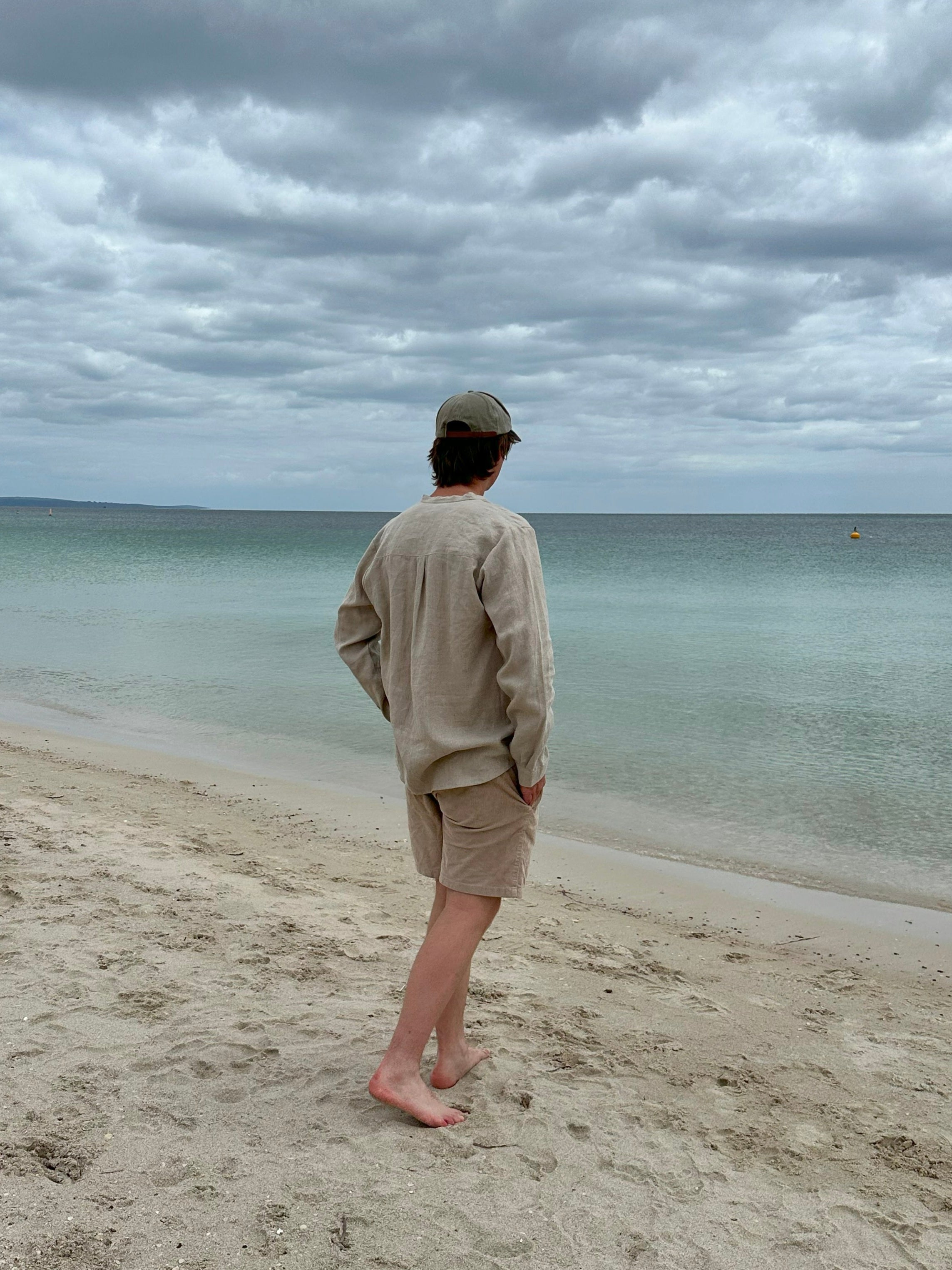 Breakwater Men's Linen Shirt Natural