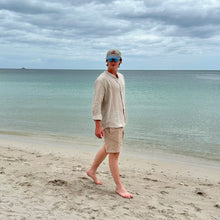 Load image into Gallery viewer, Breakwater Men&#39;s Linen Shirt Natural
