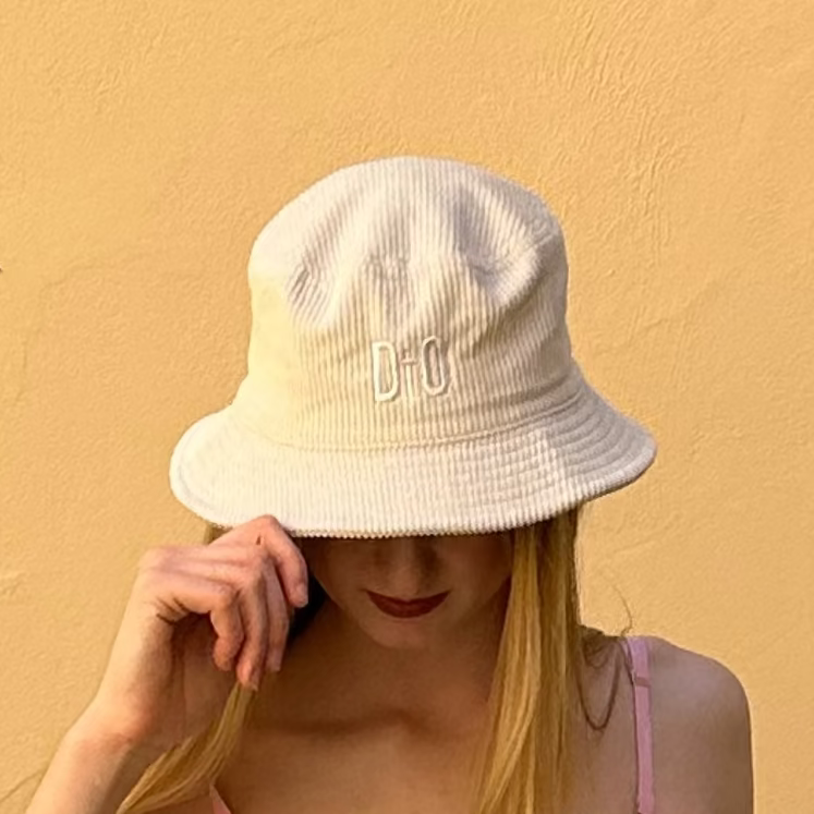 DTO Cotton Corduroy Bucket Hat Bone - Desert to Ocean