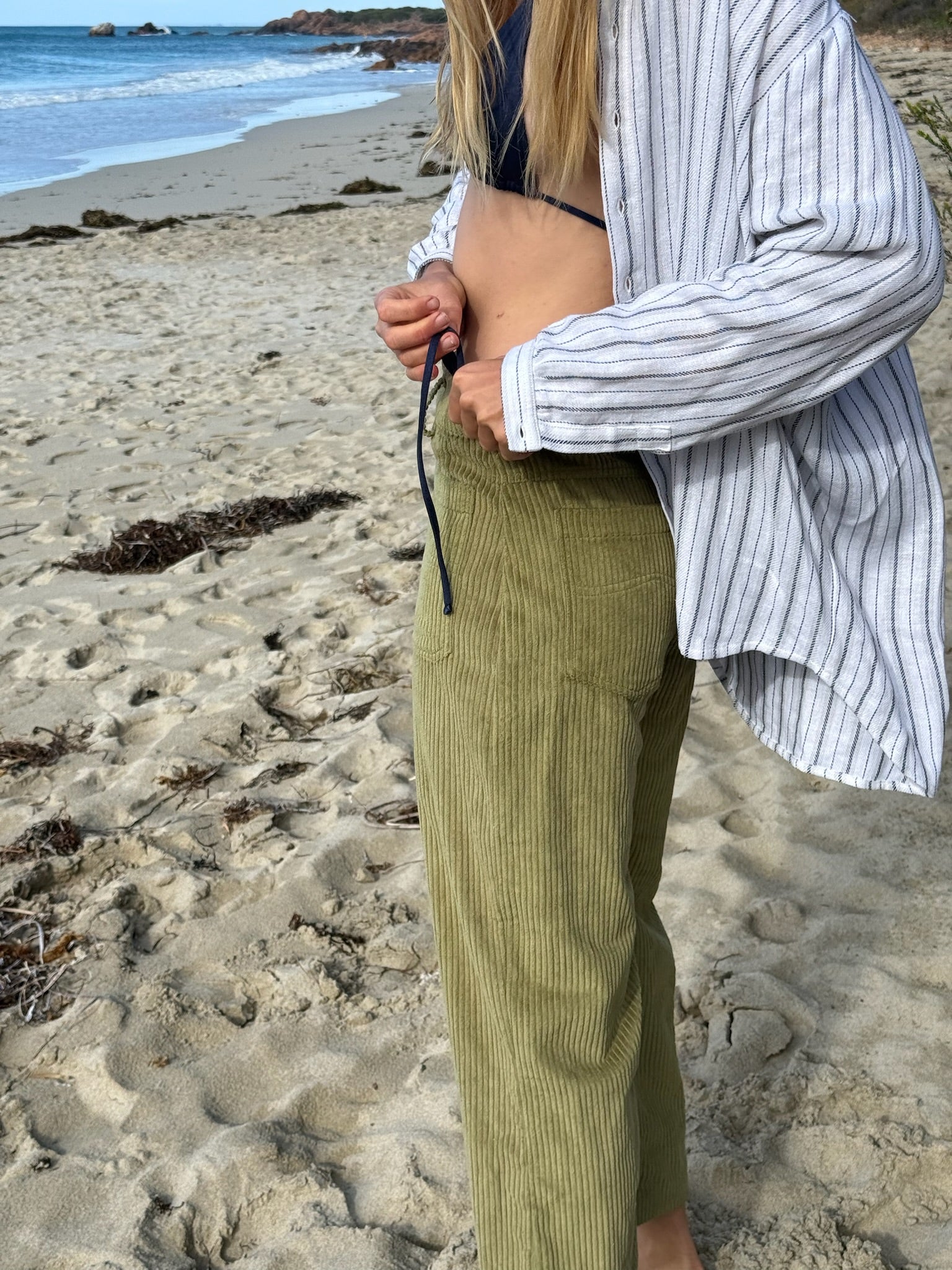 Horizon Cord Pant Forest
