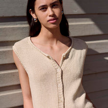 Load image into Gallery viewer, Ava Knit Vest 100% Cotton
