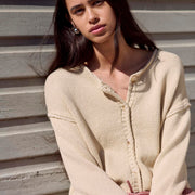 Ava Knit Cardigan 100% Cotton