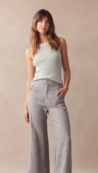 Jude Pant Linen Grey