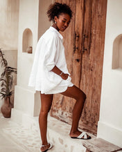 Load image into Gallery viewer, Claudia Linen Shirt Coconut Cream
