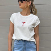 Martini Tee 100% Cotton