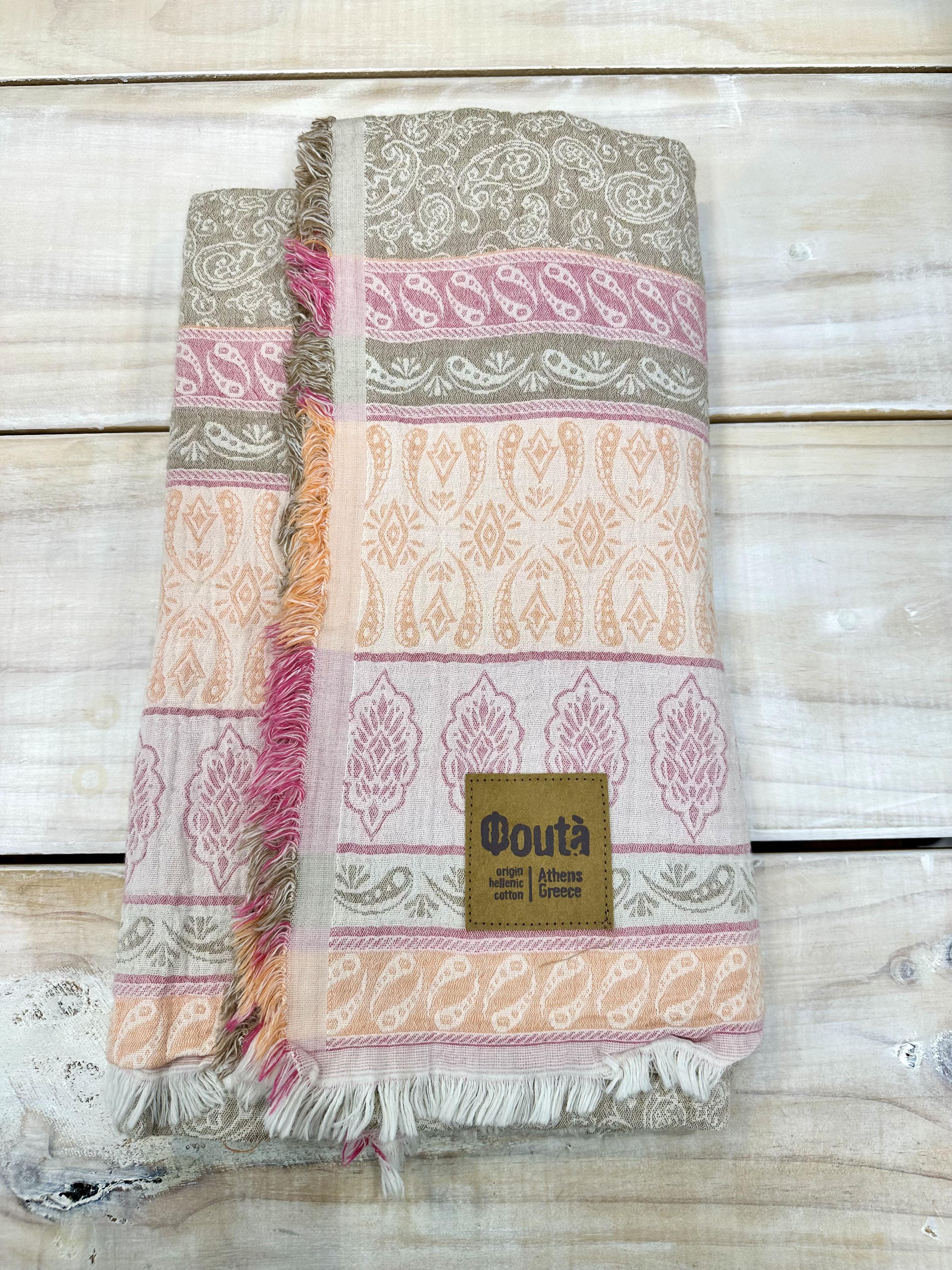 Paisley Double Organic Towel
