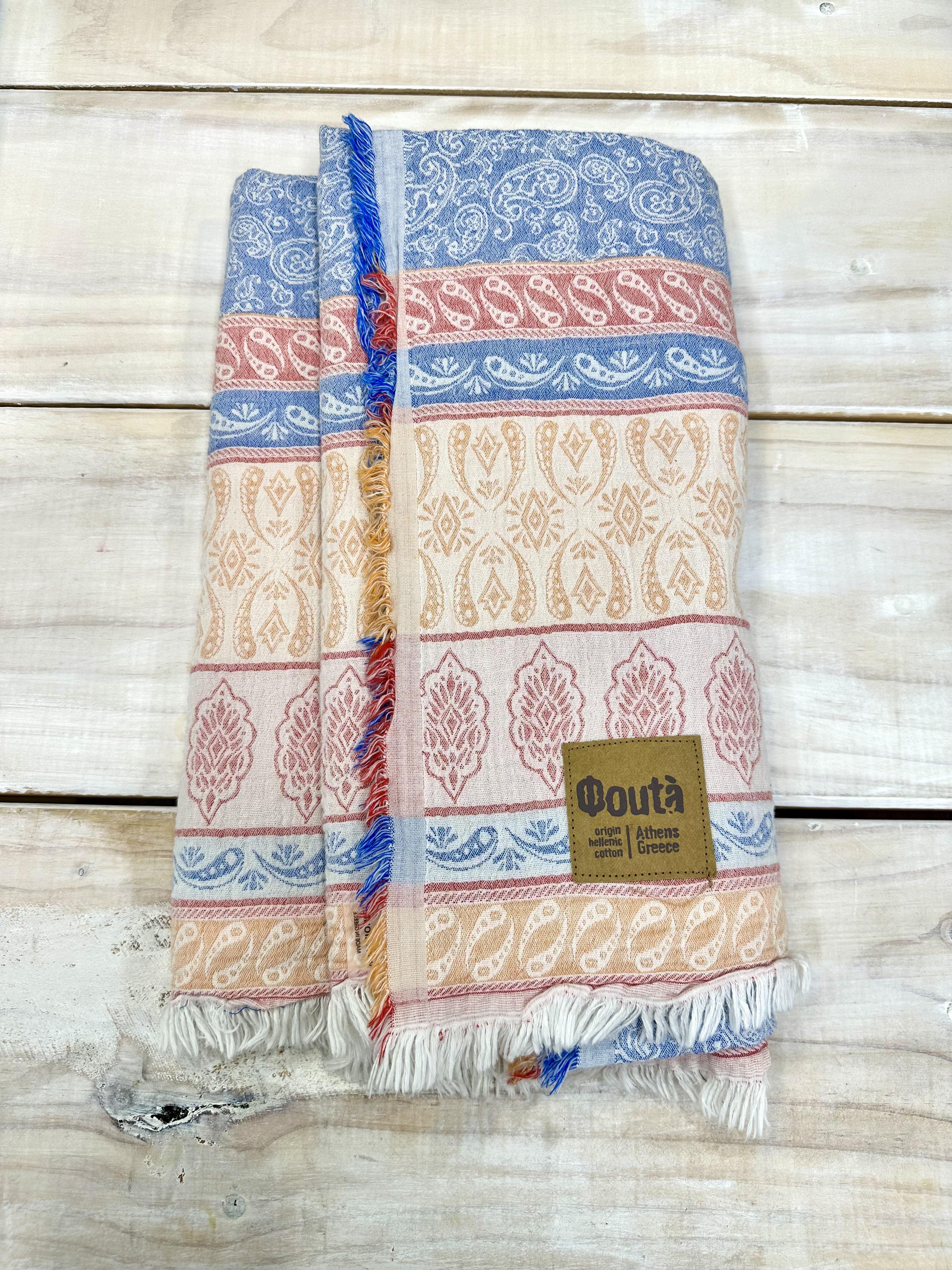 Paisley Double Organic Towel