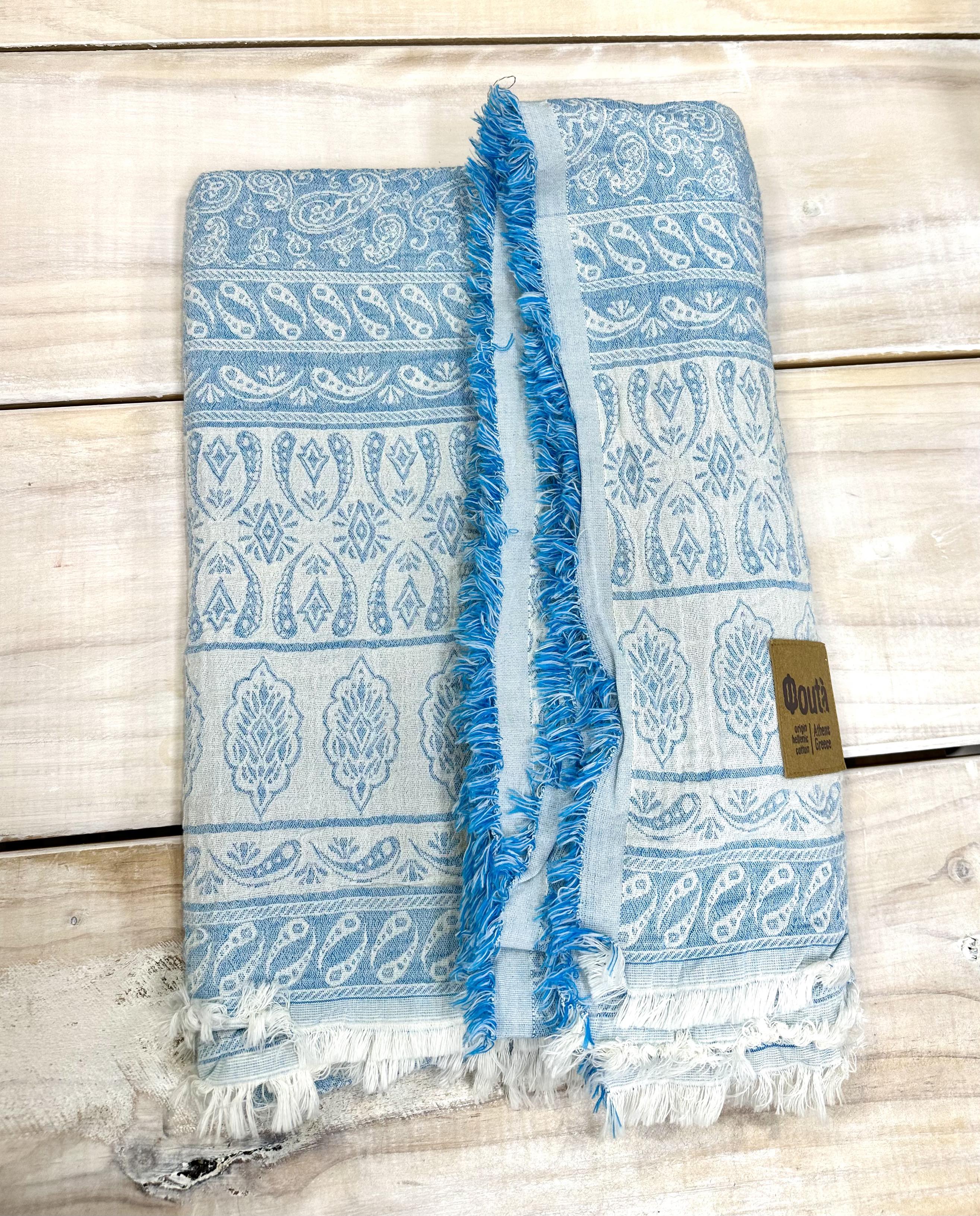 Paisley Double Organic Towel