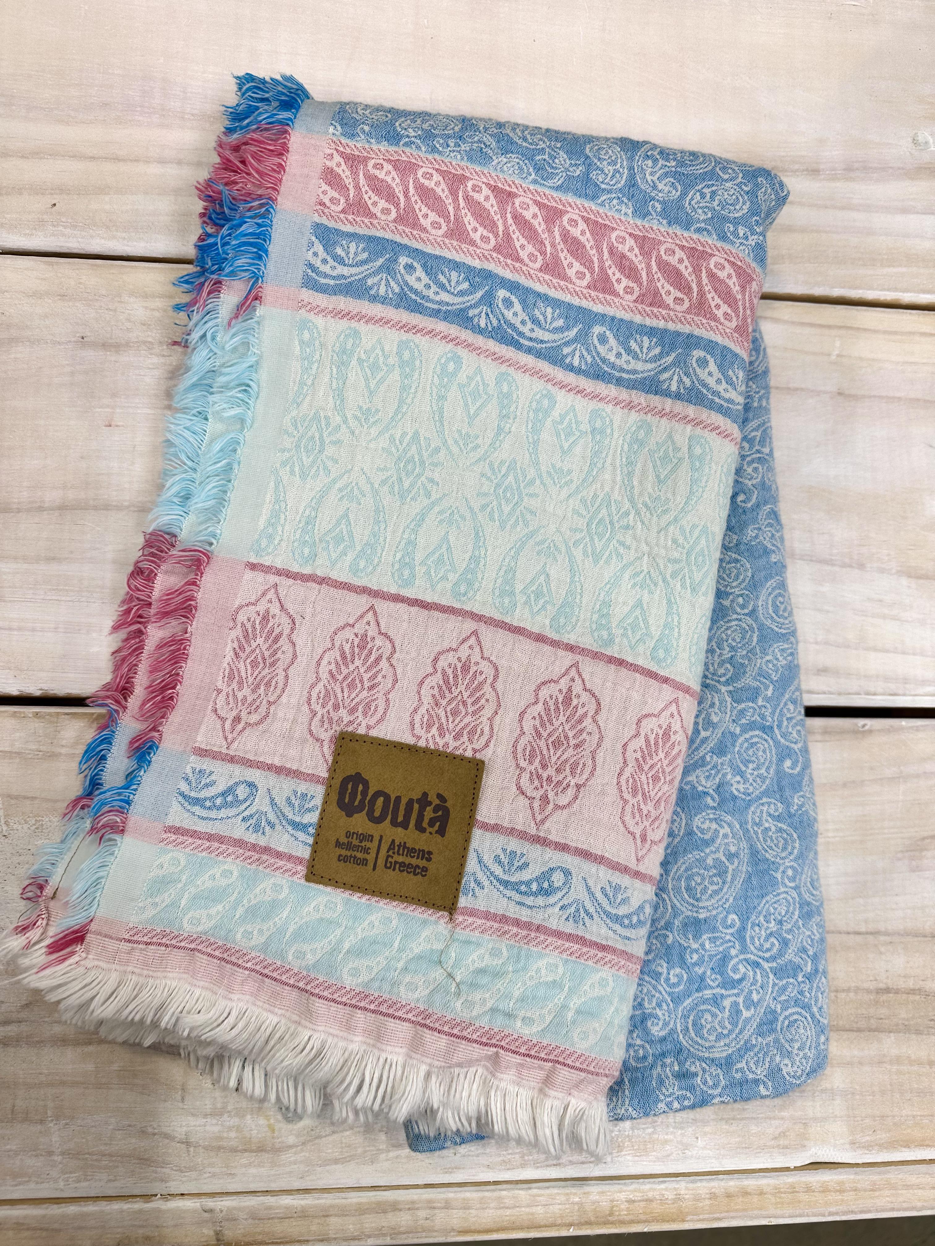 Paisley Double Organic Towel